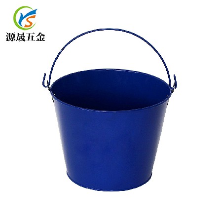 外貿5升金屬冰桶 鍍鋅鐵家用水桶 印logo滿版印刷冰桶