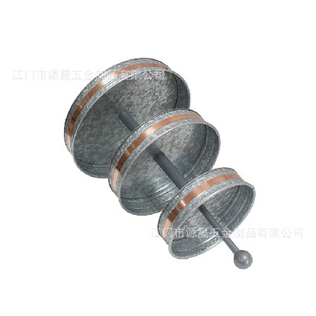 亞馬遜小號包銅邊三層點(diǎn)心架水果盤蛋糕架歐式金屬鐵藝三層蛋糕盤