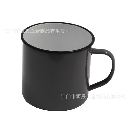 廠家定制鐵藝杯 美式復古做舊鍍鋅鐵皮仿搪瓷馬克杯 鐵杯