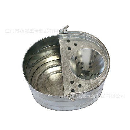 跨境供應(yīng) 歐式 鍍鋅鐵皮原色地拖桶家用清潔 洗地桶清潔桶