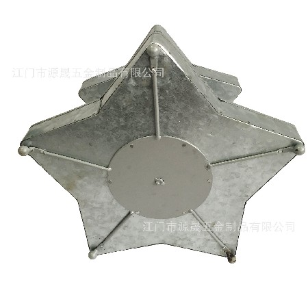 跨境兩層星星托盤(pán)金屬鍍鋅白鐵皮歐式派對(duì)西點(diǎn)蛋糕馬口托盤(pán)批發(fā)