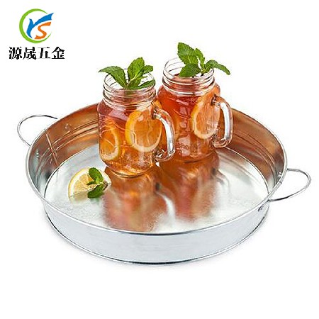 歐式金屬收納盤 北歐風(fēng)ins餐具餐廳下午茶點(diǎn)心鐵藝蛋糕水果托盤